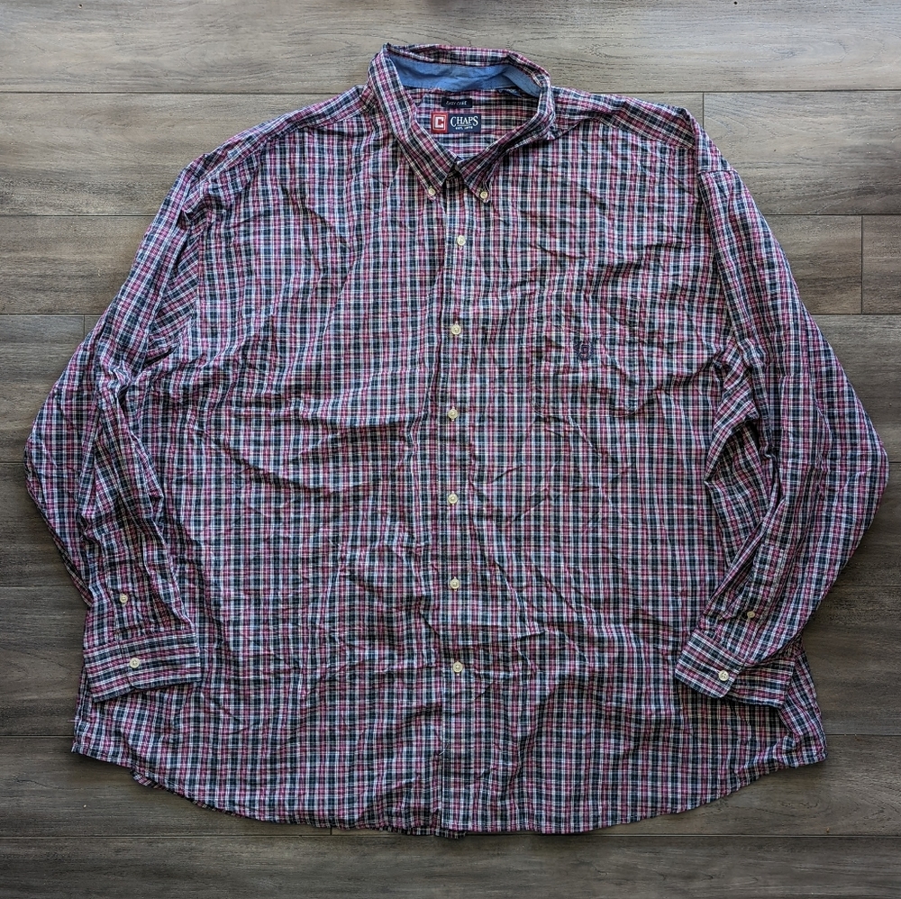 Mens Big & Tall Button Down Shirt